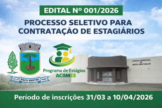 PROCESSO SELETIVO PARA ESTAGIÁRIOS